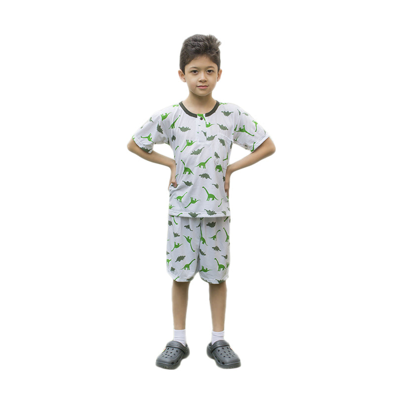 Pijama de Algodón Para Niño ON36 Verde