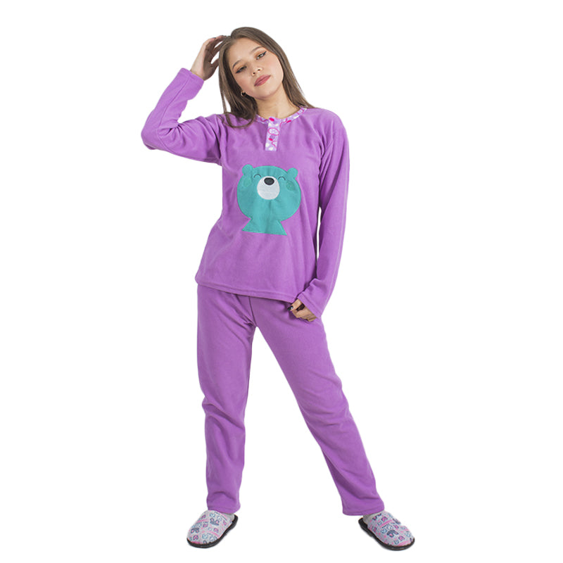 Pijama de Mujer Micropolar PM57 Lila