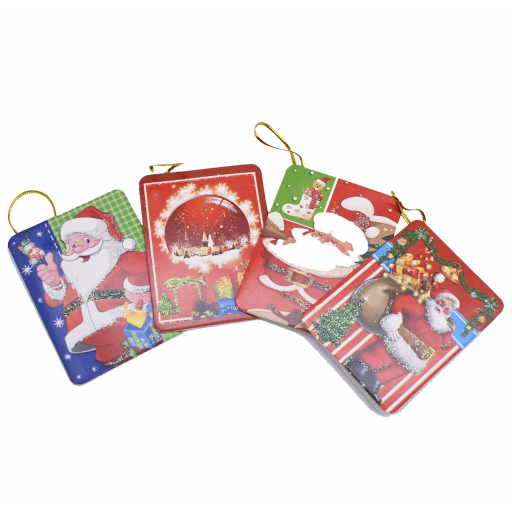 Pack de 4 Tarjetas para Dedicatoria Navideñas PTN02